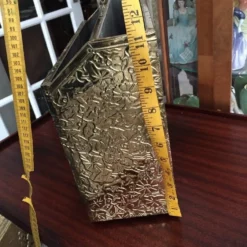 A Vintage Brass Magazine Rack -Storage Furniture Sales 2024 a vintage brass magazine rack sku83771747 0 4