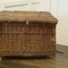 Unknown A Vintage Victorian Wicker Fishing Creel