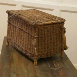 Unknown A Vintage Victorian Wicker Fishing Creel -Storage Furniture Sales 2024 a vintage victorian wicker fishing creel sku53373565 0 4