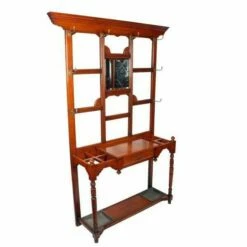 Unknown Aesthetic Design Oak Hall Stand