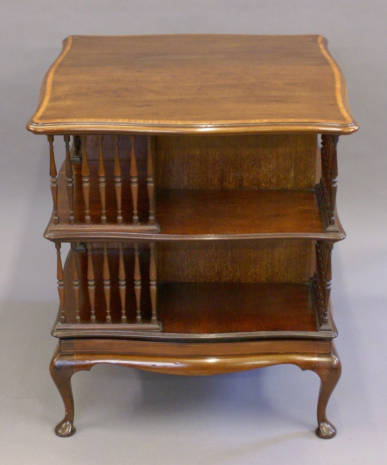 An Edwardian Revolving Bookcase 3 An Edwardian Revolving Bookcase - Image 3