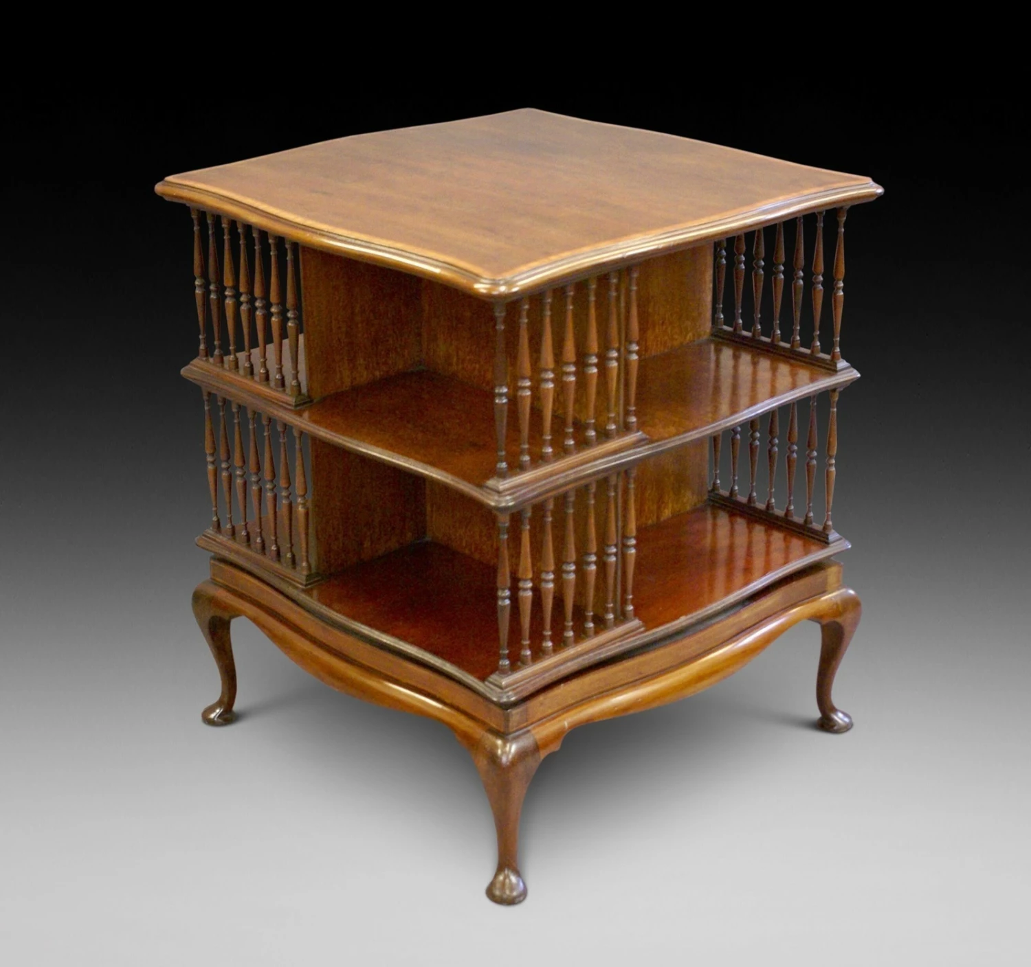 An Edwardian Revolving Bookcase 1 An Edwardian Revolving Bookcase