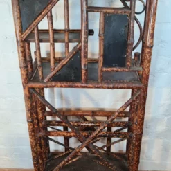 Unknown Antique Aesthetic / Arts And Crafts Tiger Bamboo Canterbury / Magazine / Periodical Rack / Book Shelf -Storage Furniture Sales 2024 antique aesthetic arts and crafts tiger bamboo canterbury magazine periodical rack book shelf sku50885421 0 2