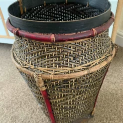 Unknown Antique African Tribal Carrying Basket Original Rare Possible 1920s -Storage Furniture Sales 2024 antique african tribal carrying basket original rare possible 1920s sku46818863 0 7 scaled