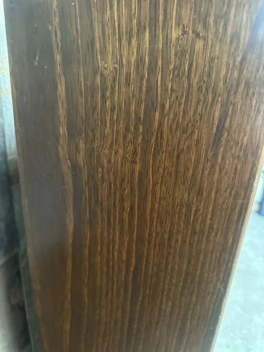 Antique Art Deco Walnut Cocktail Display Glazed Bookcase Cabinet C 1930 17 Antique Art Deco Walnut Cocktail Display Glazed Bookcase Cabinet C 1930 - Image 17