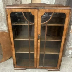 Antique Art Deco Walnut Cocktail Display Glazed Bookcase Cabinet C 1930 37 Antique Art Deco Walnut Cocktail Display Glazed Bookcase Cabinet C 1930 -Storage Furniture Sales 2024 antique art deco walnut cocktail display glazed bookcase cabinet c 1930 sku29891217 0 17