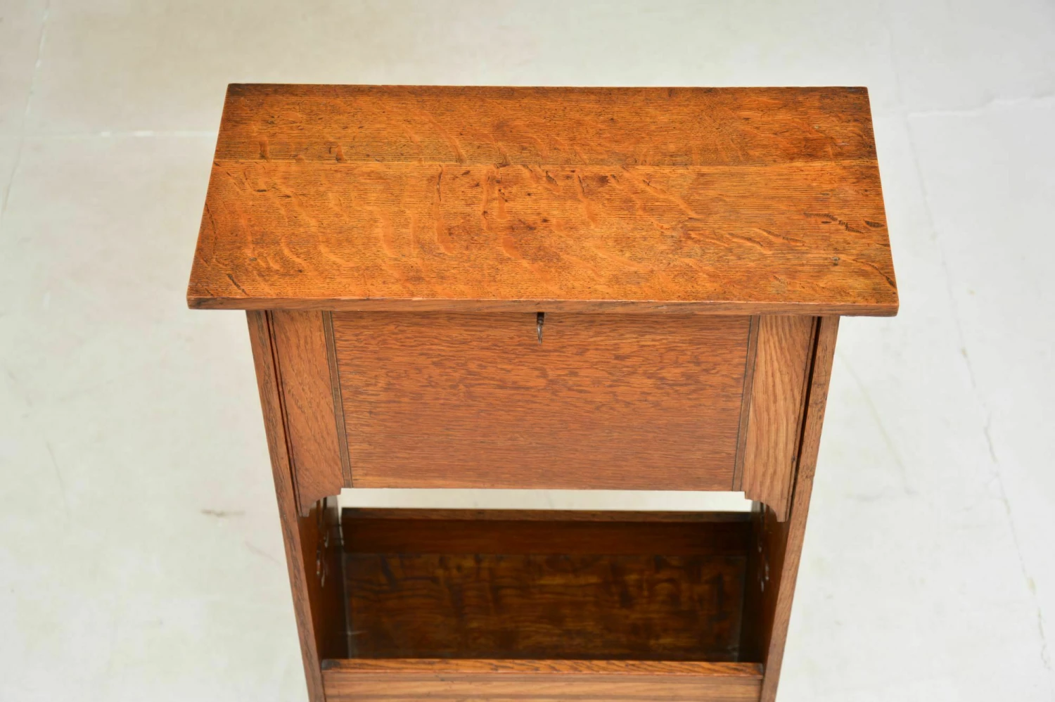 Antique Arts & Crafts Oak Writing Bureau 9 Antique Arts & Crafts Oak Writing Bureau - Image 9