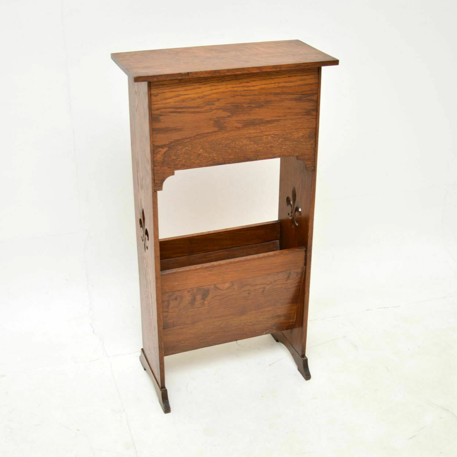 Antique Arts & Crafts Oak Writing Bureau 10 Antique Arts & Crafts Oak Writing Bureau - Image 10