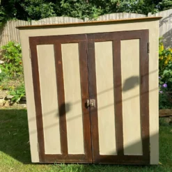 Unknown Cottage Antique Canadian Cupboard, 1920s Painted With Natural Wood And Soft Ceamy Panels 16 Unknown Cottage Antique Canadian Cupboard, 1920s Painted With Natural Wood And Soft Ceamy Panels -Storage Furniture Sales 2024 antique canadian cupboard 1920s sku63623998 0 6 scaled
