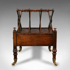 Antique Canterbury, English, Magazine Stand, Newspaper Rack, Regency, Circa 1820 -Storage Furniture Sales 2024 antique canterbury english magazine stand newspaper rack regency circa 1820 sku43571665 0 3