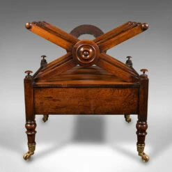 Antique Canterbury, English, Magazine Stand, Newspaper Rack, Regency, Circa 1820 -Storage Furniture Sales 2024 antique canterbury english magazine stand newspaper rack regency circa 1820 sku43571665 0 4