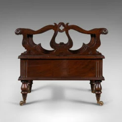 Antique Canterbury Stand, English, Magazine, Newspaper Rack, C.1900 -Storage Furniture Sales 2024 antique canterbury stand english magazine newspaper rack c 1900 0 2