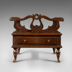 Antique Canterbury Stand, English, Magazine, Newspaper Rack, C.1900 -Storage Furniture Sales 2024 antique canterbury stand english magazine newspaper rack c 1900 0 4