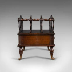 Antique Canterbury Stand, English, Magazine, Newspaper Rack, C.1900 -Storage Furniture Sales 2024 antique canterbury stand english magazine newspaper rack c 1900 0 5