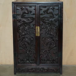 Unknown Antique Chinese Dragon Carved Zitan Sijiangui Compound Cabinet Cupboard Cir 1900 -Storage Furniture Sales 2024 antique chinese dragon carved zitan sijiangui compound cabinet cupboard cir 1900 sku69550335 0 1