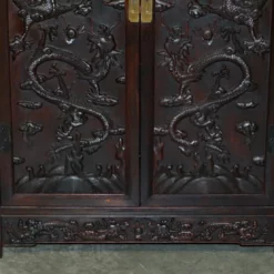 Unknown Antique Chinese Dragon Carved Zitan Sijiangui Compound Cabinet Cupboard Cir 1900 -Storage Furniture Sales 2024 antique chinese dragon carved zitan sijiangui compound cabinet cupboard cir 1900 sku69550335 0 3