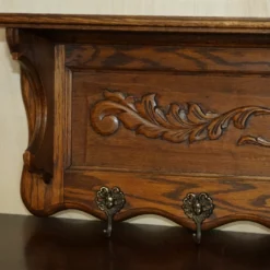 Unknown Antique Dutch Heavily Carved Oak Coat Hat Scarf Wall Rack Hanger Royal Hooks -Storage Furniture Sales 2024 antique dutch heavily carved oak coat hat scarf wall rack hanger royal hooks sku96839563 0 2