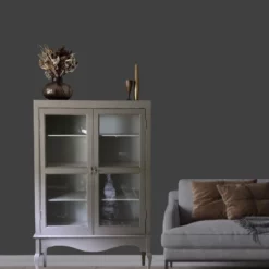 Antique Early C20th Glazed Grey Painted Display China Cabinet Bookcase -Storage Furniture Sales 2024 antique early c20th glazed grey painted display china cabinet bookcase sku74789433 0 11