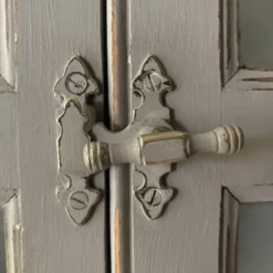 Antique Early C20th Glazed Grey Painted Display China Cabinet Bookcase -Storage Furniture Sales 2024 antique early c20th glazed grey painted display china cabinet bookcase sku74789433 0 7