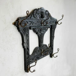 Antique Ebonised Heaviy Carved Oak Green Man Lion Head Hall Wall Hooks Coat Rack 15 Antique Ebonised Heaviy Carved Oak Green Man Lion Head Hall Wall Hooks Coat Rack -Storage Furniture Sales 2024 antique ebonised heaviy carved oak green man lion head hall wall hooks coat rack sku62130384 0 3