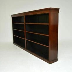 Antique Edwardian Inlaid Mahogany Open Bookcase -Storage Furniture Sales 2024 antique edwardian inlaid mahogany open bookcase sku26393641 0 2