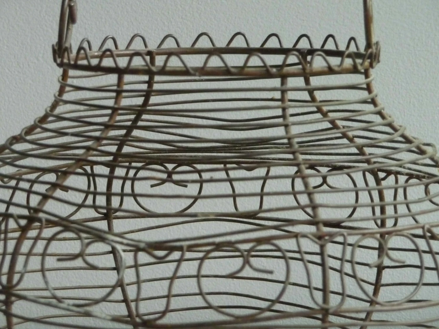 Antique Egg Basket, 1900s, Iron 4 Antique Egg Basket, 1900s, Iron - Image 4