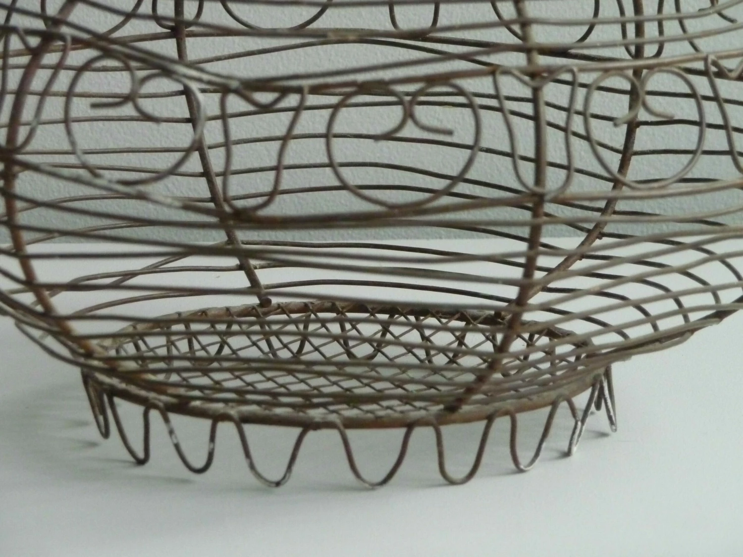 Antique Egg Basket, 1900s, Iron 7 Antique Egg Basket, 1900s, Iron - Image 7