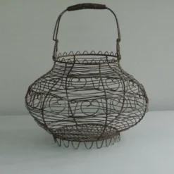 Antique Egg Basket, 1900s, Iron 18 Antique Egg Basket, 1900s, Iron -Storage Furniture Sales 2024 antique egg basket sku45908497 0