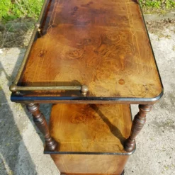 Antique English Burr Walnut Display Cupboard Canterbury Whatnot Victorian. 15 Antique English Burr Walnut Display Cupboard Canterbury Whatnot Victorian. -Storage Furniture Sales 2024 antique english burr walnut display cupboard canterbury whatnot victorian sku70489143 0 3