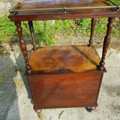 Antique English Burr Walnut Display Cupboard Canterbury Whatnot Victorian. 16 Antique English Burr Walnut Display Cupboard Canterbury Whatnot Victorian. -Storage Furniture Sales 2024 antique english burr walnut display cupboard canterbury whatnot victorian sku70489143 0 4