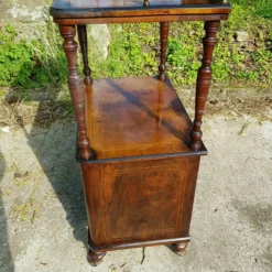 Antique English Burr Walnut Display Cupboard Canterbury Whatnot Victorian. 17 Antique English Burr Walnut Display Cupboard Canterbury Whatnot Victorian. -Storage Furniture Sales 2024 antique english burr walnut display cupboard canterbury whatnot victorian sku70489143 0 5