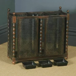 Antique English Edwardian Oak & Cane Stick & Umbrella Hall Stand (Circa 1910) -Storage Furniture Sales 2024 antique english edwardian oak cane stick umbrella hall stand circa 1910 sku36256890 0 6