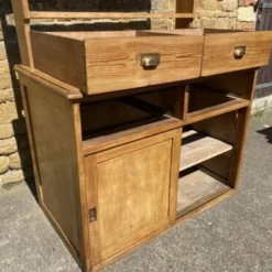 Unknown Antique English Pine Estate Cupboard Dresser Sliding Doors, C 1880 -Storage Furniture Sales 2024 antique english pine estate cupboard dresser sliding doors c 1880 sku79189588 0 3