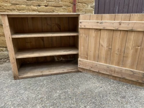 Unknown Antique English Pine Kitchen Pantry Estate Cupboard, C 1870 5 Unknown Antique English Pine Kitchen Pantry Estate Cupboard, C 1870 - Image 5
