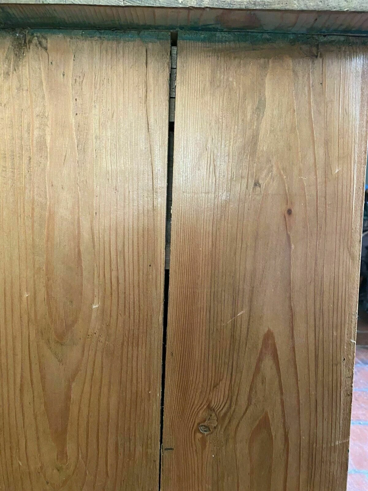 Unknown Antique European Pine Glazed Dresser Display Cabinet Cupboard Server Buffet 13 Unknown Antique European Pine Glazed Dresser Display Cabinet Cupboard Server Buffet - Image 13