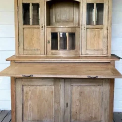 Unknown Antique European Pine Glazed Dresser Display Cabinet Cupboard Server Buffet 16 Unknown Antique European Pine Glazed Dresser Display Cabinet Cupboard Server Buffet -Storage Furniture Sales 2024 antique european pine glazed dresser display cabinet cupboard server buffet sku26725378 0 2