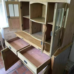 Unknown Antique European Pine Glazed Dresser Display Cabinet Cupboard Server Buffet 19 Unknown Antique European Pine Glazed Dresser Display Cabinet Cupboard Server Buffet -Storage Furniture Sales 2024 antique european pine glazed dresser display cabinet cupboard server buffet sku26725378 0 5