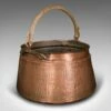 Unknown Antique Fireside Fuel Basket, Indian, Copper, Bronze, Pan, Coal, Logs, Victorian