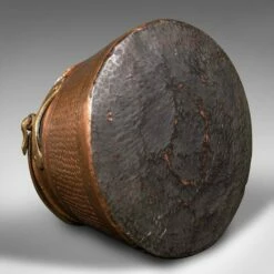 Unknown Antique Fireside Fuel Basket, Indian, Copper, Bronze, Pan, Coal, Logs, Victorian -Storage Furniture Sales 2024 antique fireside fuel basket indian copper bronze pan coal logs victorian sku76285292 0 8