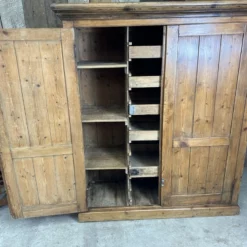 Unknown Antique French Baker’s Proving Pantry Kitchen Cupboard, C 1870 -Storage Furniture Sales 2024 antique french baker s proving pantry kitchen cupboard c 1870 sku72258116 0 1