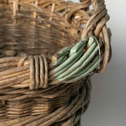 Unknown Antique French Champagne Grape Harvest Basket -Storage Furniture Sales 2024 antique french champagne grape harvest basket sku20940829 0 4 scaled