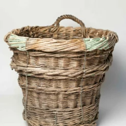 Unknown Antique French Champagne Grape Harvest Basket -Storage Furniture Sales 2024 antique french champagne grape harvest basket sku20940829 0 6 scaled