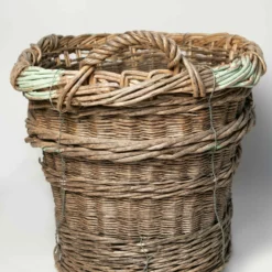 Unknown Antique French Champagne Grape Harvest Basket -Storage Furniture Sales 2024 antique french champagne grape harvest basket sku20940829 0 8 scaled