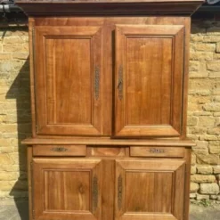 Antique French Cherrywood Buffet Deux Corps Housekeeper’s Cupboard, C 1870 -Storage Furniture Sales 2024 antique french cherrywood buffet deux corps housekeeper s cupboard c 1870 sku71923397 0 1