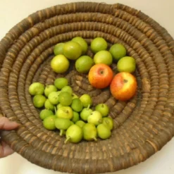 Antique French Large Primitive Woven Rye Round Basket Coiled Panier -Storage Furniture Sales 2024 antique french large primitive woven rye round basket coiled panier sku97118045 0 8