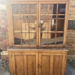 Unknown Antique French Oak Astragal Glazed School Housekeeper's Cupboard, C1860 -Storage Furniture Sales 2024 antique french oak astragal glazed school housekeeper s cupboard c1860 sku27393940 0 11