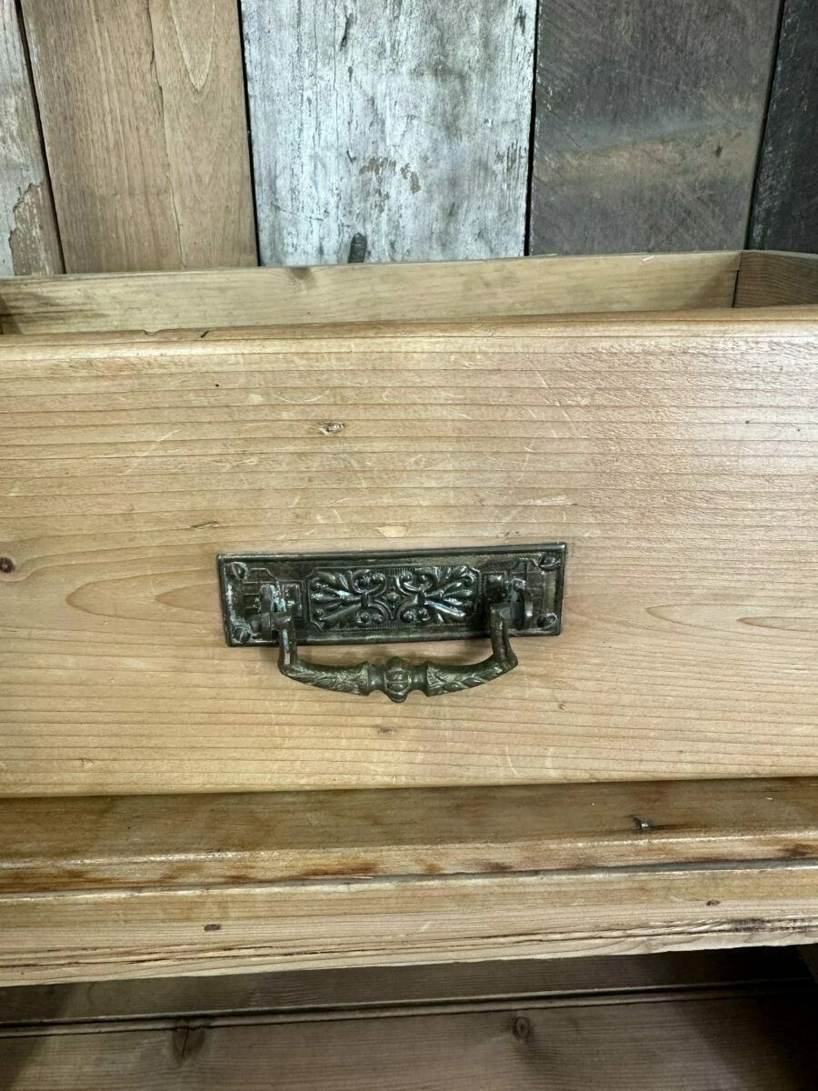 Antique French Pine Cupboard C 1880 5 Antique French Pine Cupboard C 1880 - Image 5