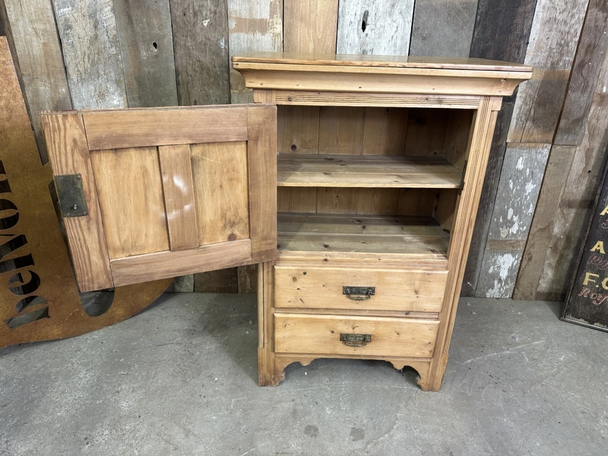Antique French Pine Cupboard C 1880 8 Antique French Pine Cupboard C 1880 - Image 8