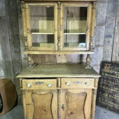 Antique French Pine Glazed Housekeeper’s Bookcase Cupboard, C 1860 -Storage Furniture Sales 2024 antique french pine glazed housekeeper s bookcase cupboard c 1860 sku37765996 0 1