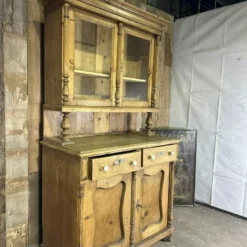 Antique French Pine Glazed Housekeeper’s Bookcase Cupboard, C 1860 -Storage Furniture Sales 2024 antique french pine glazed housekeeper s bookcase cupboard c 1860 sku37765996 0 3